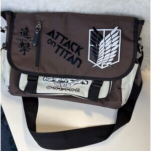 Attack on Titan Online Shoulder Bag Oxford Messenger Satchel School Bag Anime